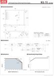 RS-75 24V 75W LED Light Power Supplies Switching Power Supply Single Output