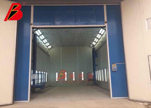 Buy cheap TUV large Truck vehicle Industrial Spray Booth with 3D lift inside from wholesalers
