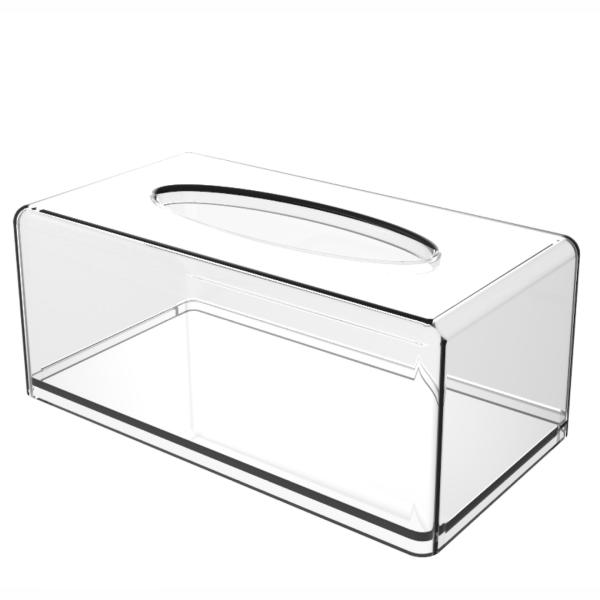 Wholesale Desktop Transparent Creative Acrylic Tissue Box For Restaurants And