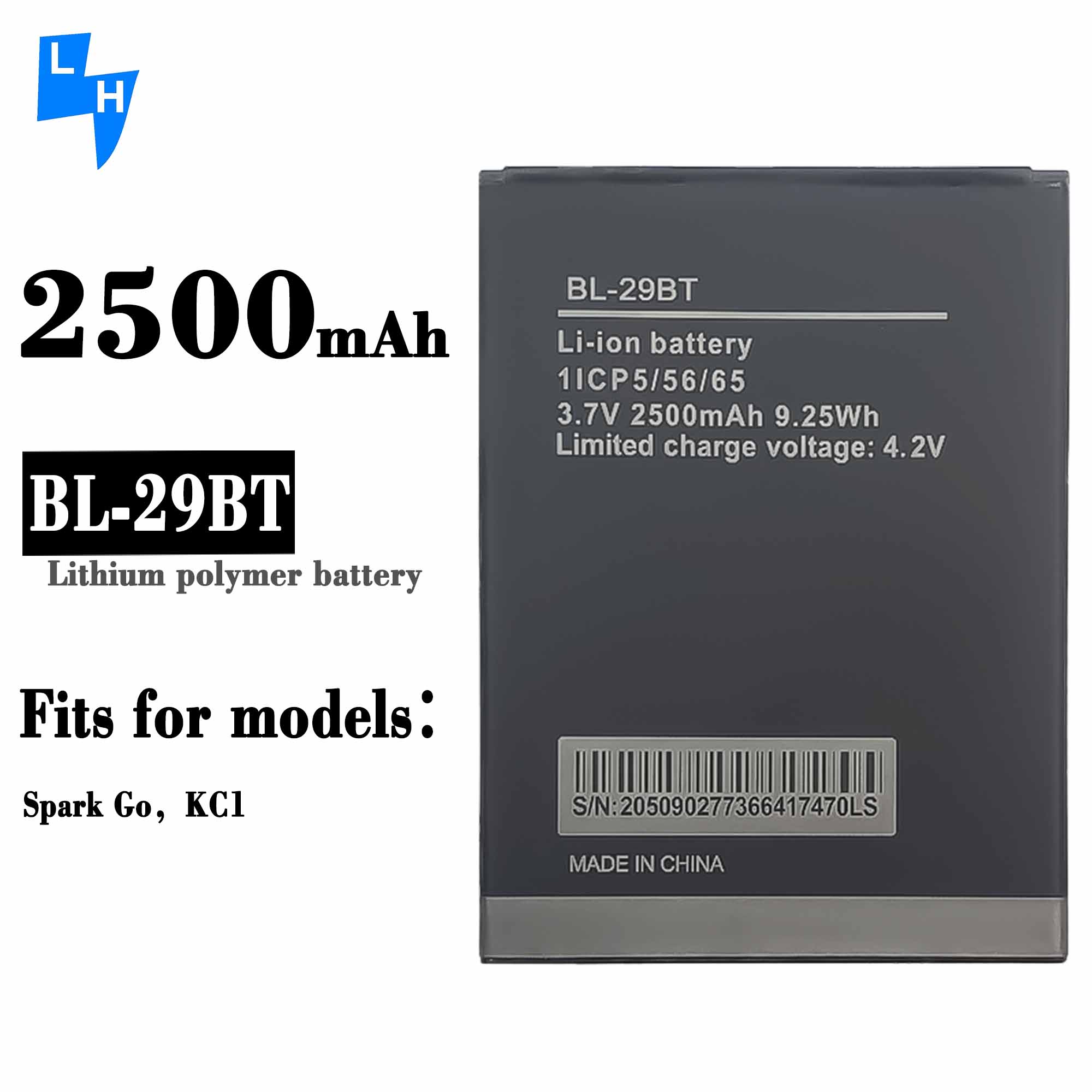 RECHARGABLE 3000mAh Battery for Tecno BL-29BT Spark Go 4 Air KC1 KC1J and Affordable