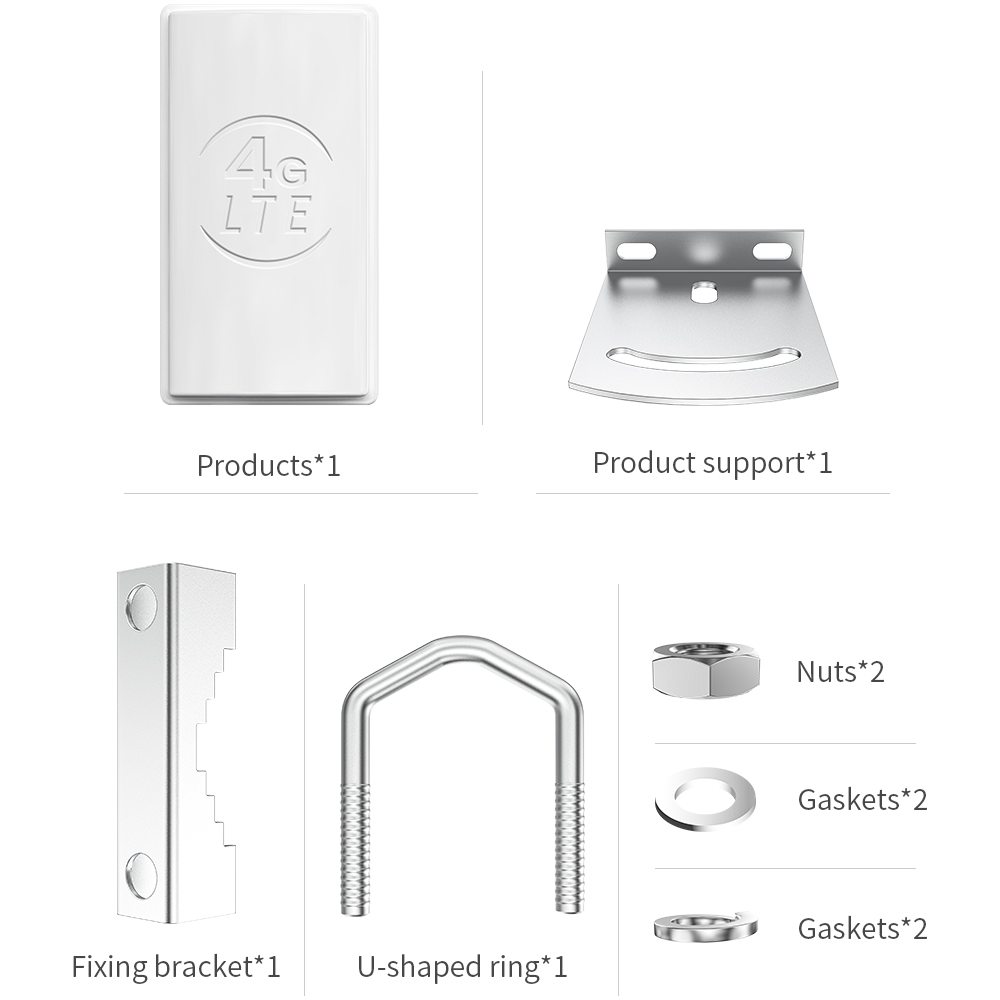 Long Range IP67 Waterproof Wireless Base 5G WiFi Outdoor Antenna with 100MHZ Bandwidth