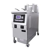 Buy cheap Auto Lift&Down One Pot Two Baskets Gas Heating Chips Open Deep Fryer product