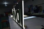 50mm Stainless Steel Letter Signage , Backlit Halo Letters With LED Illumination