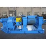 Electric Motor Rubber Recycling Machinery 50 kW Power Rubber Cracker Mill Tire