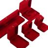 Buy cheap Red Velvet Jewelry Packaging Box for Necklace Bracelet Stud Earrings Ring Custom Logo from wholesalers