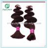 Buy cheap Malaysian 5A virgin remy hair bulk ,color 99j#, body wave 10''-26''length hair extension from wholesalers