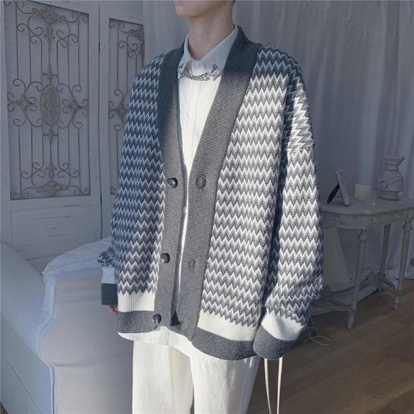 Buy cheap BEIANJI Youth Hip Hop Loose Handsome Contrast Color Sweater 12 Gauge from wholesalers
