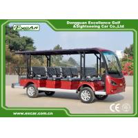 Buy cheap Fashion 14 Person Electric Sightseeing Bus , Max forward speed 45km/h product