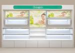 Eco Friendly Wooden Cosmetic Store Furniture Stable Structure For Terminal