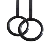 Buy cheap High Quality Gym Rings Nylon Strap Cross Fitness ABS Training Gymnastic Rings product