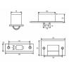 Buy cheap Polished Stainless Steel Door Catch Cabinet Door Handles Fire Proof Anti Rust from wholesalers