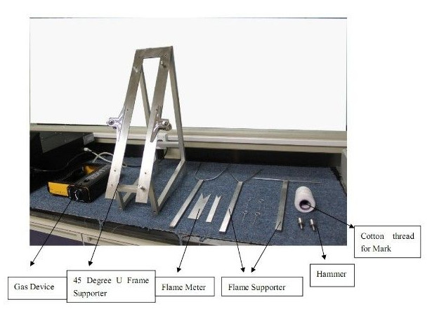 Toys and Children Clothes Flammability Testing Equipment EN71-2 / ISO 8124