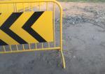 Removable Construction Site Crowd Safety Barriers Concrete Road Barriers