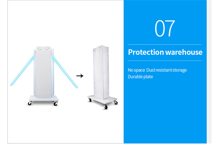 200W UV Sterilization Trolley UV Disinfection Lamp