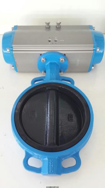 Buy cheap Pneumatic actuator control wafer butterfly valves from wholesalers