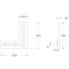 Buy cheap Bathroom Shower Room L-Shape Floor Drain Multi-Specification Brushed Sus304 Stainless Steel Bath Floor Drain from wholesalers