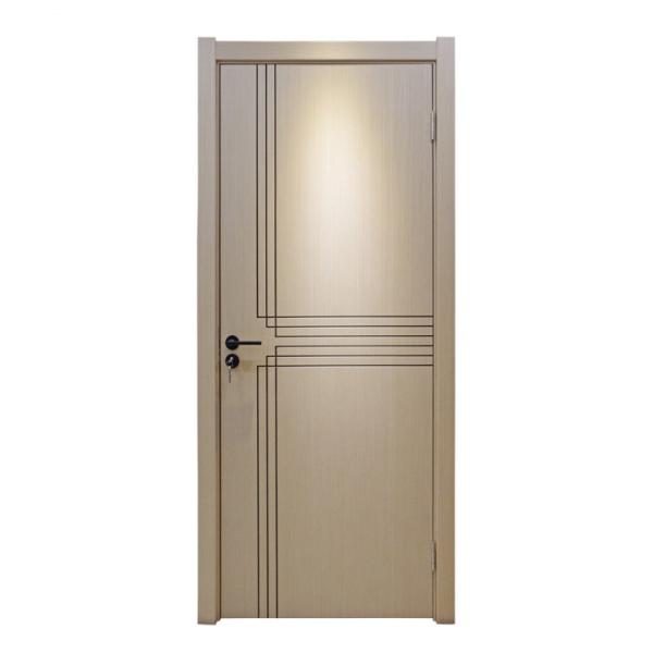 Buy cheap PU Painting Solid Wood Interior Door Slab 45mm Thick Natural Veneer from wholesalers