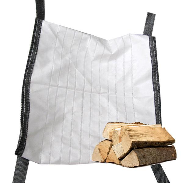 Buy cheap Breathable Ventilated Big Bags , 1000KG Industrial Bulk Bags White Color from wholesalers