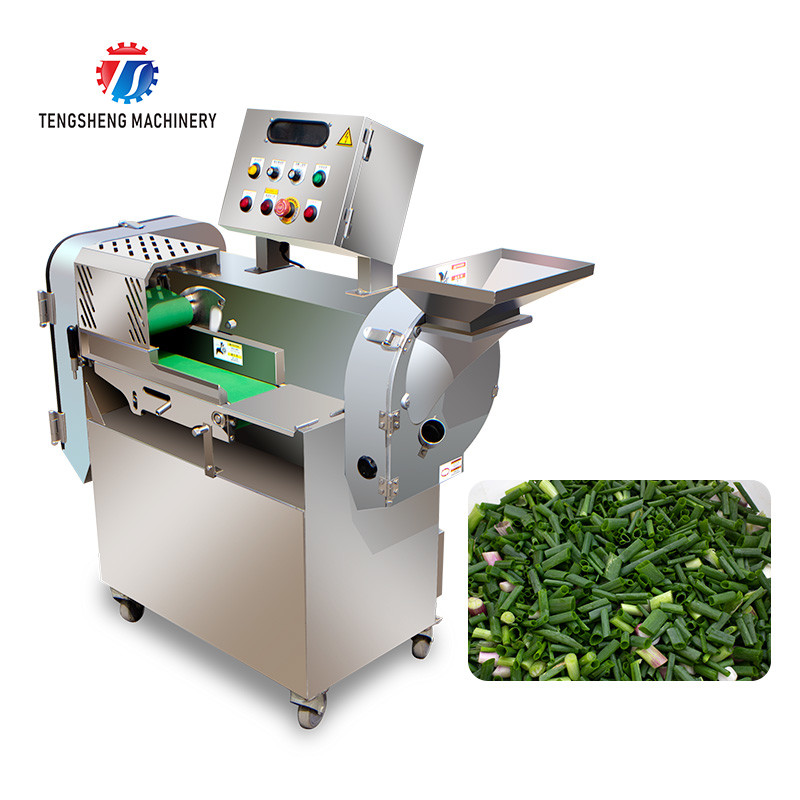 Buy cheap 2.25kw 1000kg/h Large double - head multi-function vegetable cutter cutting leaves and fruits slices from wholesalers