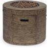 Buy cheap Outdoor Brazier Stocked Propane Gas Fire Pit Wood Pattern Brown from wholesalers