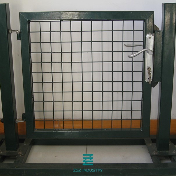 Galvanizing Powder Coating Garden Fence Gate For Security Applications