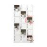 Buy cheap Scratch Resistant 18 Door Locker Cold Rolled Steel Student Closet from wholesalers