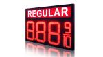 oil price sign for gas station led pump top sign gas changer led pump topper gas