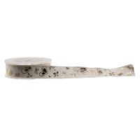 Buy cheap Holiday Gift Box Printed Cotton Ribbon , Custom Printed Twill Tape By The Yard product