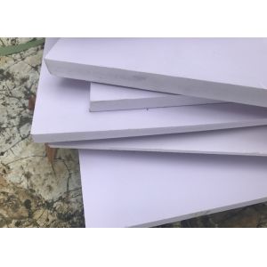 Durable White Waterproof Foam Board , Advertsing PVC Displays Extruded