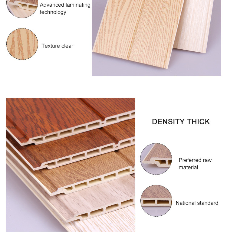 Antimicrobial Wood Plastic Composite WPC Fluted Wall Panel UV Resistance