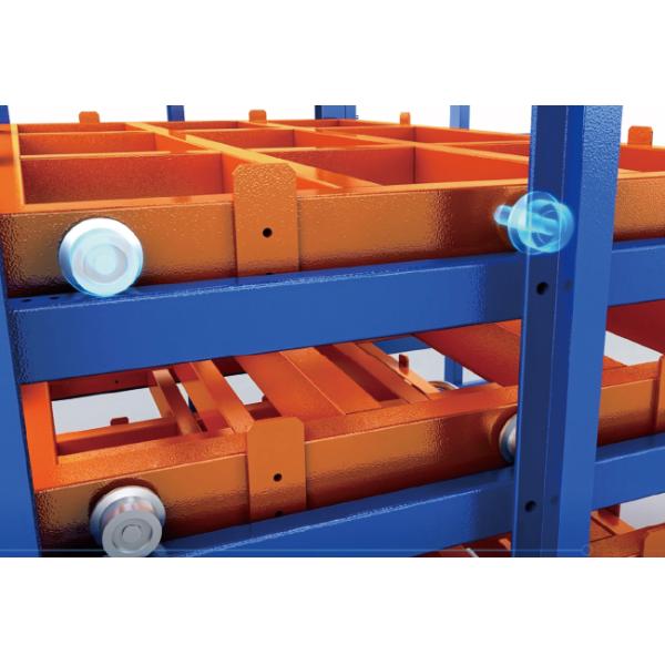 Roll Out Metal Structure Rack Heavy Duty Manual Horizontal Sheet Metal Storage Rack Industrial Use
