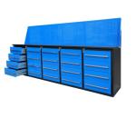 Garage Workbench with Cold Rolled Steel Table Top and Heavy Duty Stainless Steel