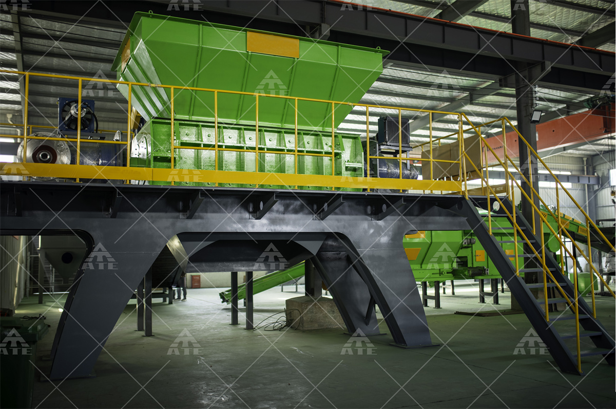 Scrap Metal Electric Motor Shredder Machine Car Engine Block Shredder
