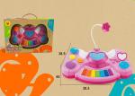 Kids 15 " Educational Music Piano Infant Baby Toys W / Mic Cymbal Drum 7 Keys