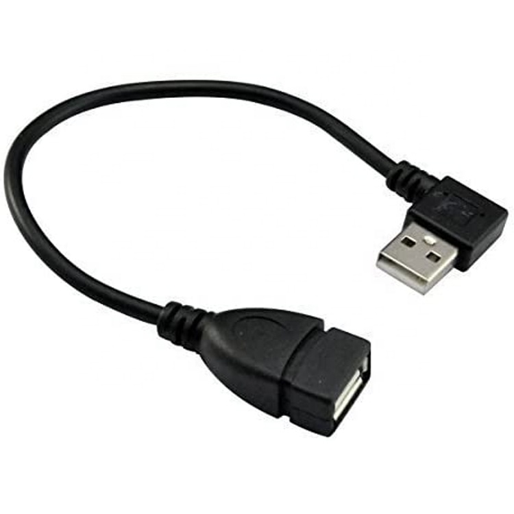 0.3M 1M 2M 3M 90 Degree Right Left Angle Male to Female USB 2.0 Type A Extension Cable