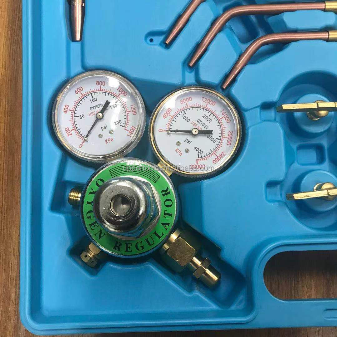 Portable Cutting Welding Gas Torch Set Oxygen Acetylene Welder Tool with 6KG Capacity