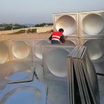 Outdoor 60 Gallon Hot Water Tank , Water Supply Tank For Water Heating Retaining