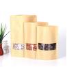 Buy cheap Zipper Kraft CPP Brown Paper Stand Up Pouches from wholesalers