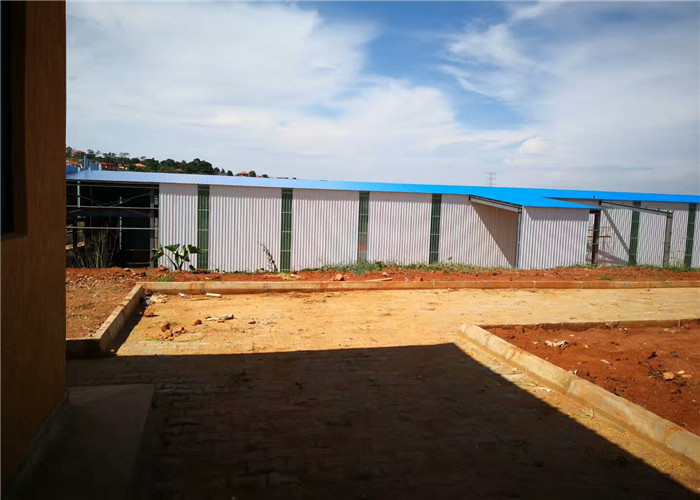 Supply pre engineered steel structure buildings/warehouse/workshop/gym/hall in africa