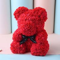 Buy cheap Large Rose Bear Foam / PE Handmade Artificial Flowers for Valentine Day Gift product