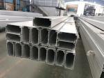 7001 7075 Extruded Aluminium Tube Profiles Rectangle Sun Shade Tent Frame Pipe