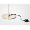 Buy cheap Modern Simple Indoor Led Bedside Hotel Gold Small Glass Table Lamp from wholesalers