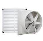 Roof Ventilation Wall Mounted FRP Negative Pressure Fan Fiber Glass Exhaust Fan