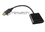 High Definition Displayport 1.2 Male To HDMI Female 1080P DP Video Cable