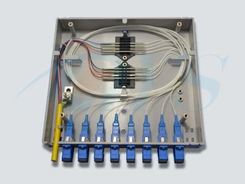 China Indoor Wall Mounted Fiber Optic Terminal Box , Light FTTH Terminal Box on sale