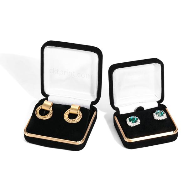 Buy cheap Standing Jewelry Velet Box For hoop earring packaging and creative jewelry packaging from wholesalers