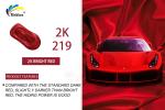 Stable Harmless Auto Paint Top Coat , Weatherproof Red Gloss Car Paint