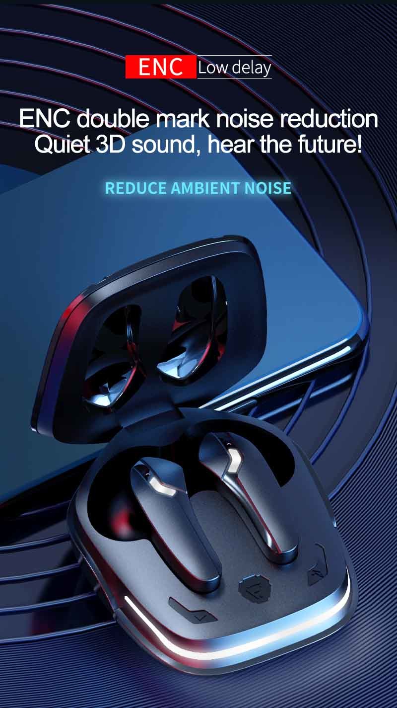 Jerry 6976 HI Smart Earphone Noise Cancelling Bluetooth Earbuds F69