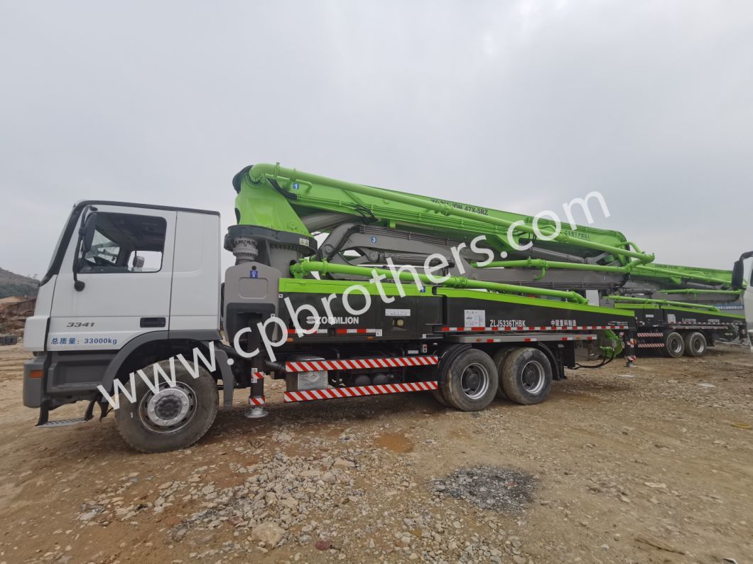 2019 Used Concrete Pump Truck 47m with Mercedes Benz