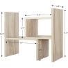 Buy cheap Simple Expandable Desktop Organizer Office Storage Rack Adjustable Wooden Display Shelf from wholesalers